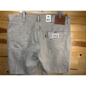 Levi's 501 Premium Jean Shorts Men's Original Fit Gray Denim Size 38x9 NWT
